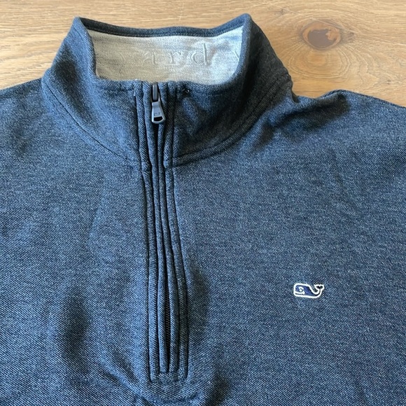 Vineyard Vines Quarter Zip Pullover 100% Pima Cotton Size Large - Picture 7 of 11